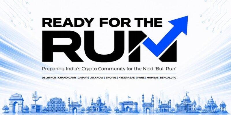 Ready For The Run nine-city AI and Web3 meetup circuit by Infini3 across India