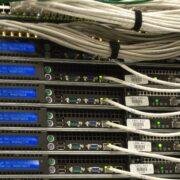 Server rack cabling representing the Moonshot Kimi distillation allegations