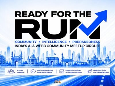 Ready For The Run, India's AI and Web3 community meetup circuit by Infini3